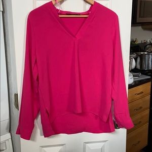 ❤️NWOT Zara Basic long sleeve high/low hem top.